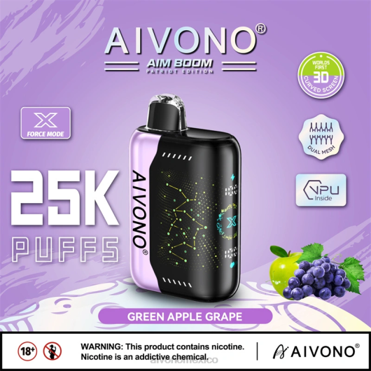 uva manzana verde Aivono AIM BOOM 25000 TRF4346 | Aivono Mexico